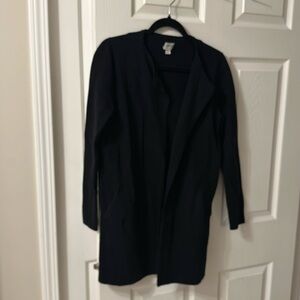 J.Crew black cardigan long sleeve with pockets size XS